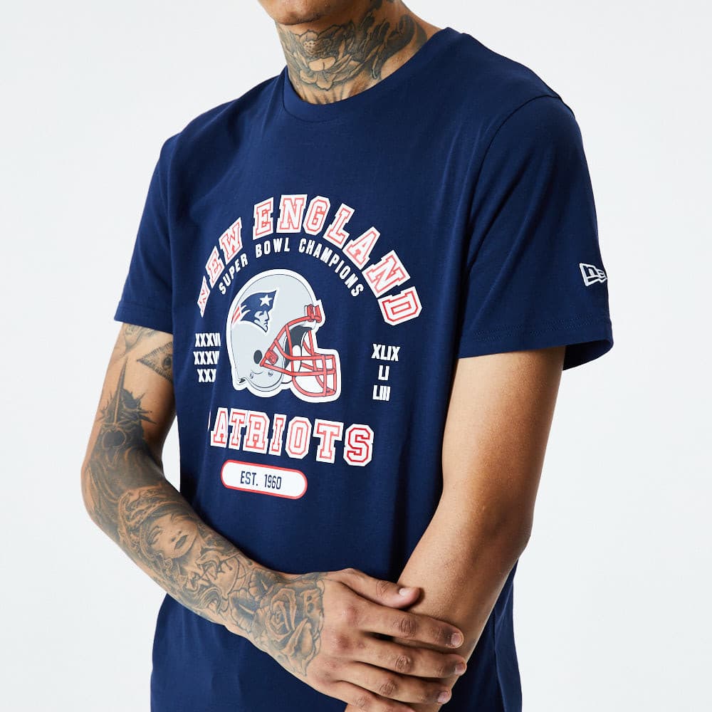 Camiseta de New England Patriots New Era NFL Oficial